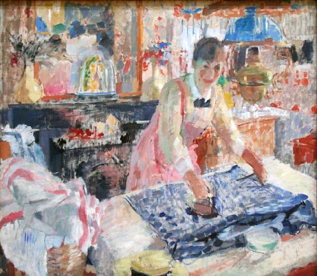 Rik Wouters Ironing Norge oil painting art